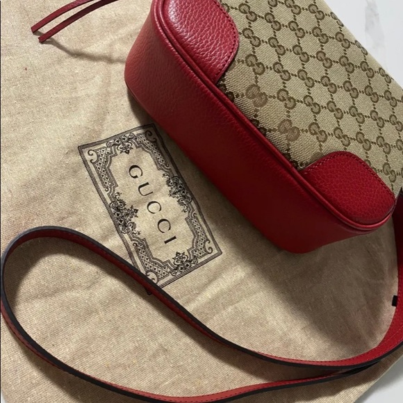 GUCCI GG CANVAS BREE CROSSBODY/SHOULDER BAG - Picture 3 of 9